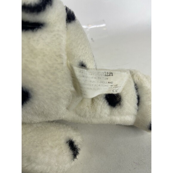 Commonwealth Dalmatian Dog Puppy Girl Plush Stuffed Animal Toy Red Bow Vintage - Picture 7 of 10